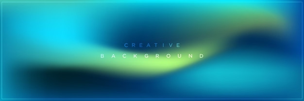 Design de fundo de banner gradiente azul abstrato moderno