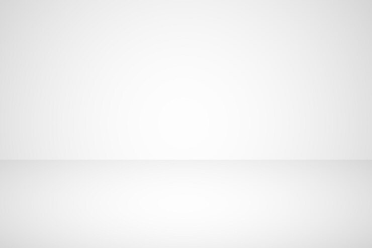 Vetor design de fundo de estúdio branco vazio para exibição de produtos