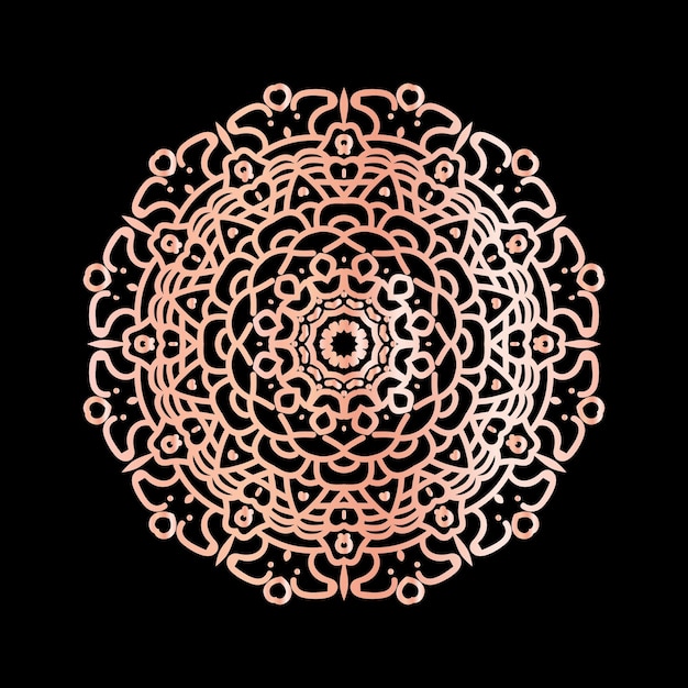 Design de fundo de logotipo de arte de flor de mandala