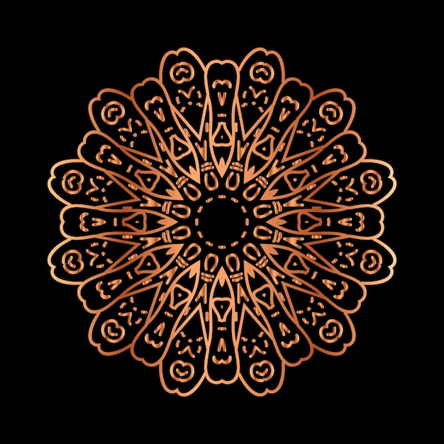 Design de fundo de logotipo de arte de flor de mandala