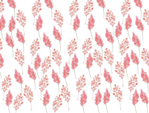 Design de fundo floral padrão sem emenda.