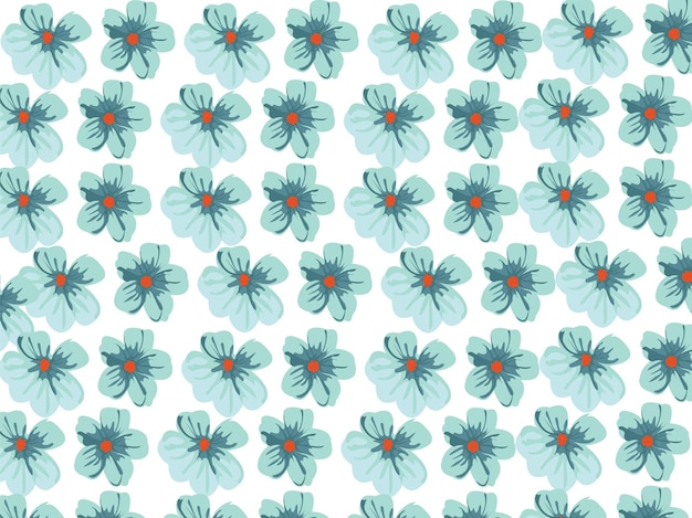 Design de fundo floral padrão sem emenda.