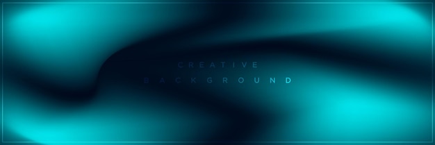 Design de fundo gradiente de banner azul moderno