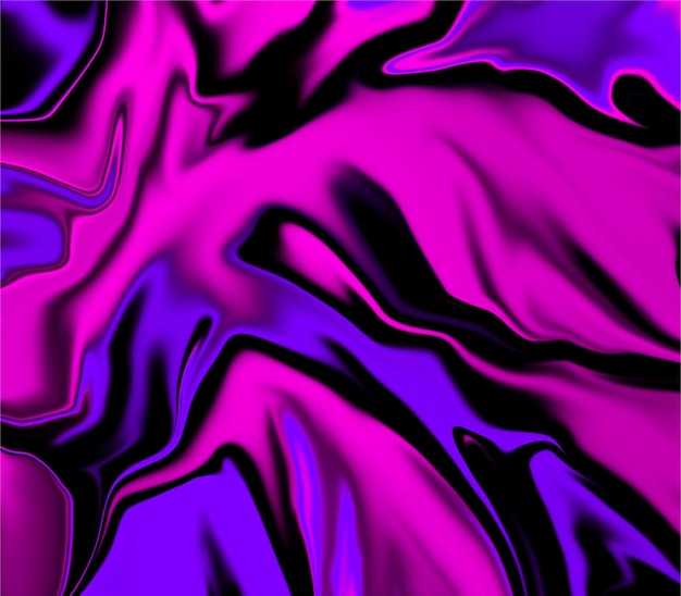 Design de fundo líquido colorido abstrato com fumaça