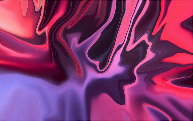 Vetor design de fundo líquido moderno abstrato com forma de cor de onda
