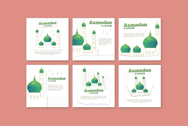 Design de fundo minimalista moderno para o conteúdo do mês do ramadã