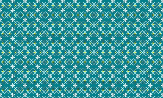 Design de fundo vintage floral e decorativo de padrão vetorial colorido árabe plano