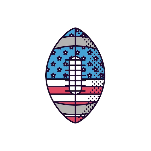 Design de futebol americano