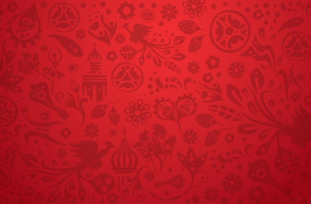 Design de futebol padrão vermelho. projeto da silhueta