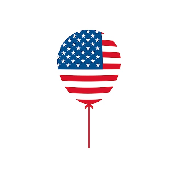 Design de ilustração de ícone de vetor americano