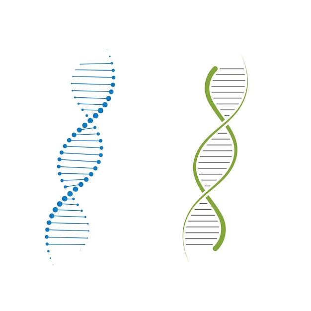 Design de ilustração de ícone vetorial de dna