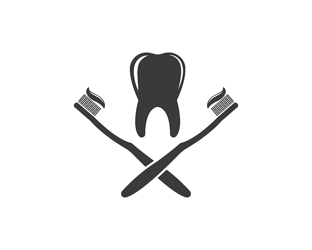 Design de ilustração vetorial de dente