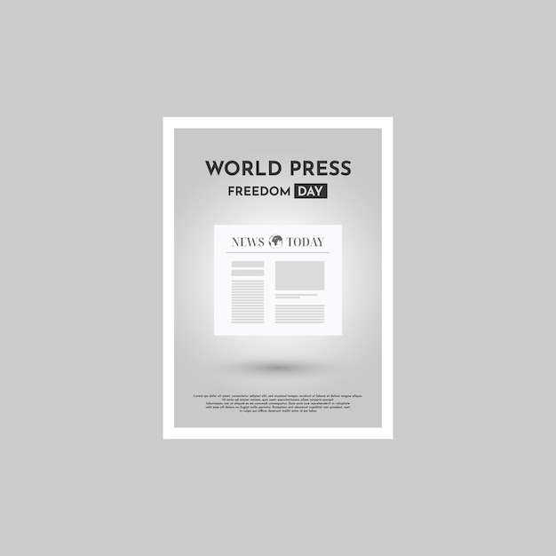 Design de ilustração vetorial de pôster do Dia Mundial da Saúde