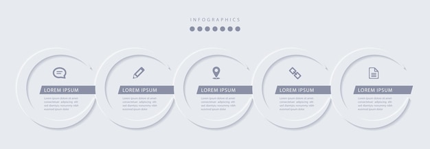design de infográfico elegante simples estilo refinado