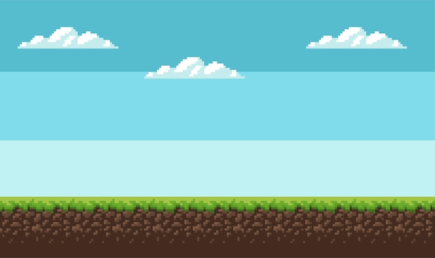 fundo de pixel. o conceito de fundo de jogos. 2948764 Vetor no Vecteezy