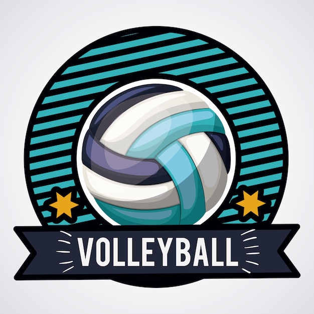 Design de liga de voleibol