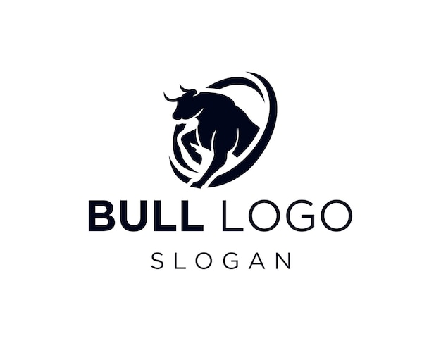 Vetor design de logo bull