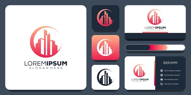 Design de logotipo abstrato imóveis