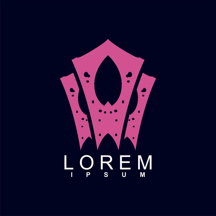 Vetor design de logotipo abstrato logotipo geométrico abstrato único e característico