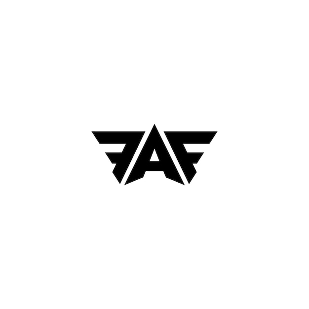 Vetor design de logotipo afa