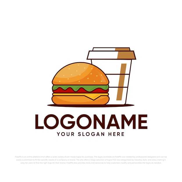 Design de logotipo bugger vetor premium
