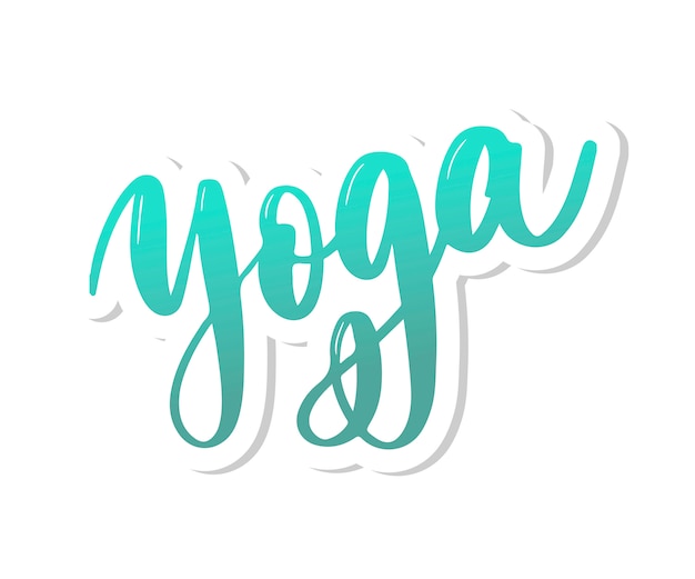 Design de logotipo conceito yoga studio