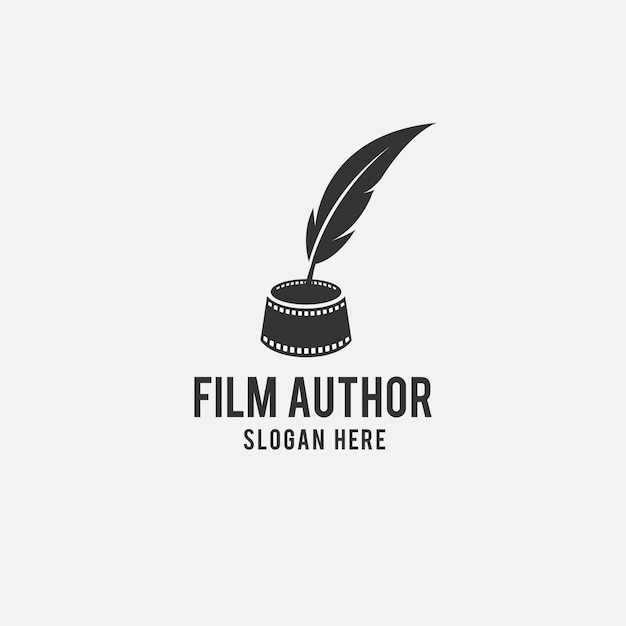 Design de logotipo criativo para filme