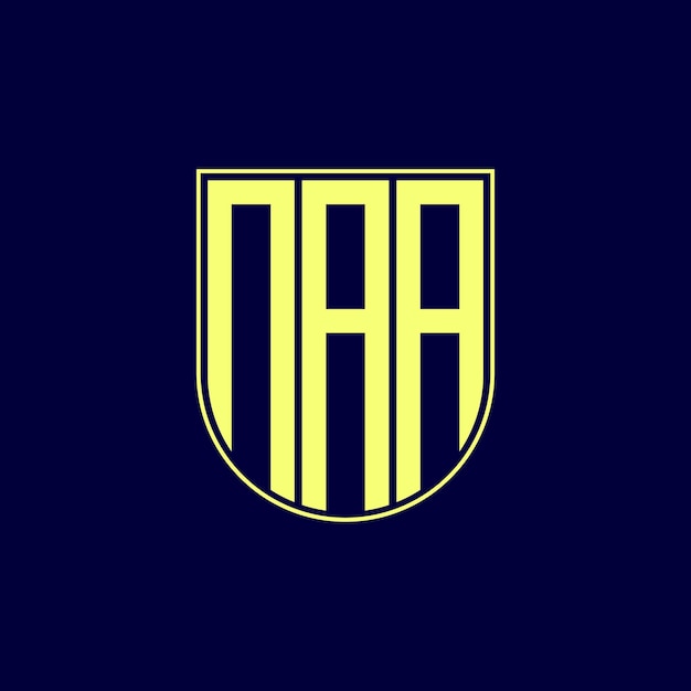 design de logotipo da letra naa