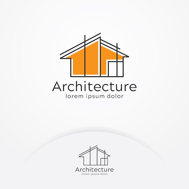 Design de logotipo de arquitetura