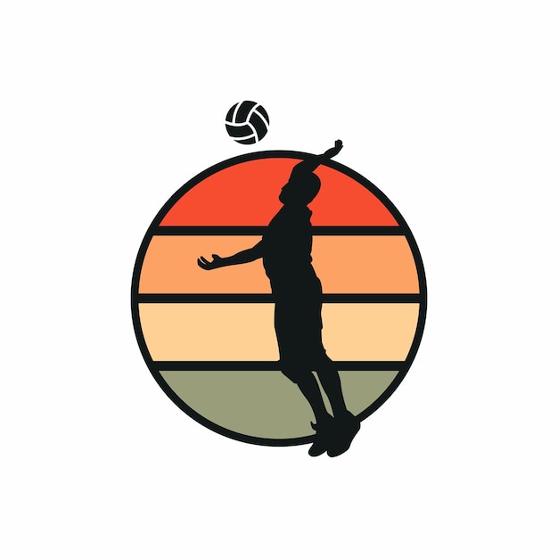 Vetor design de logotipo de basquete. jogador de basquete