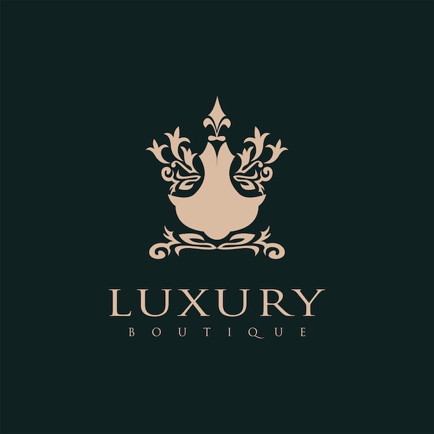 Design de logotipo de boutique de luxo