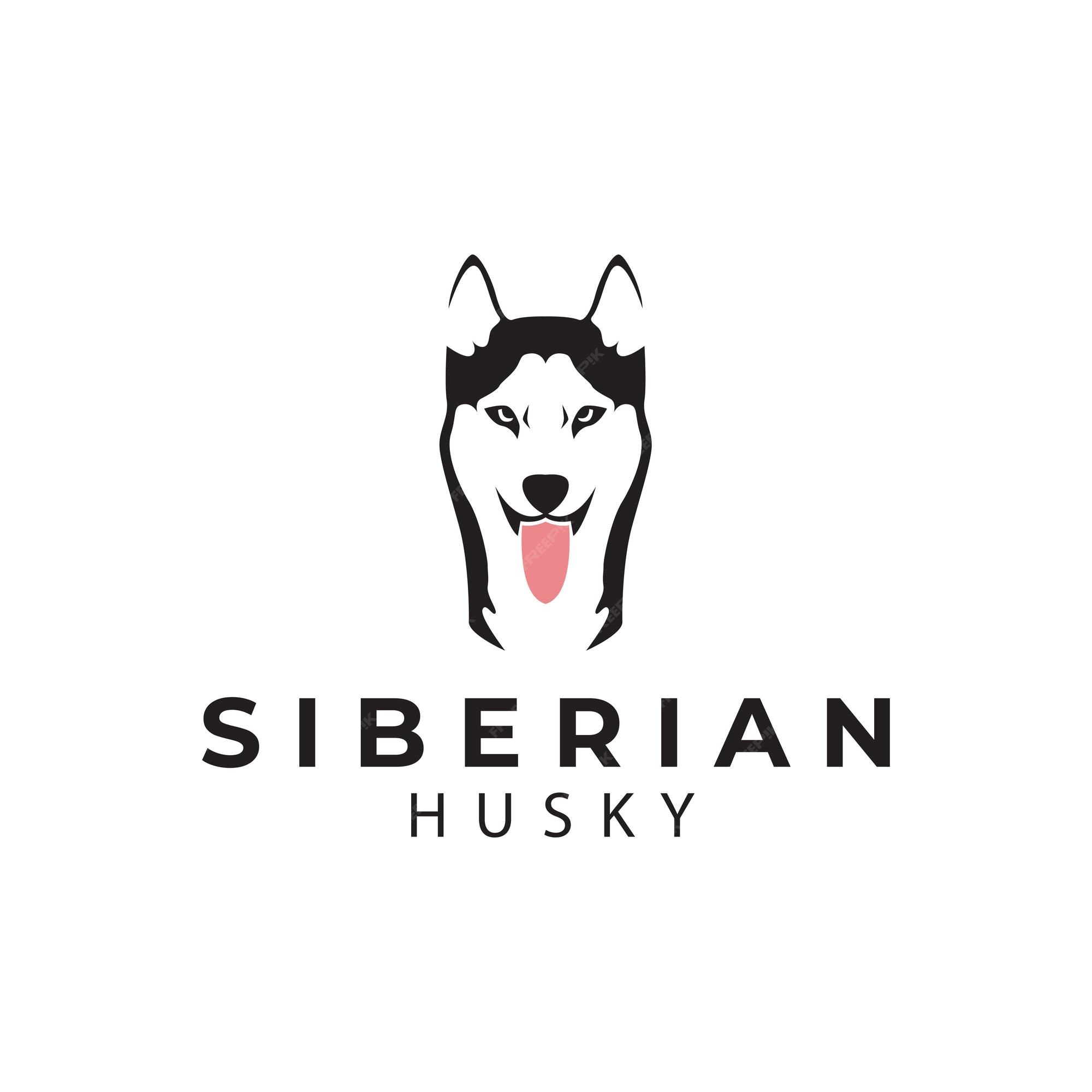 Um Desenho De Linha Contínua De Simples Bonito Siberian Husky Cachorro Cão  Cabeça Ícone. Mamíferos Animal Logotipo Emblema Conceito Vetorial. Na Moda  Única Linha Desenhar Design Gráfico Ilustração Royalty Free SVG, Cliparts