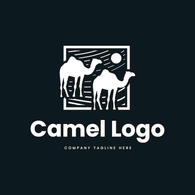 Design de logotipo de camelo