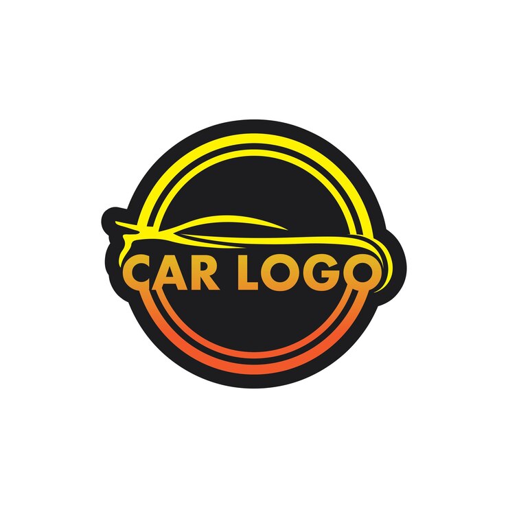 Vetor design de logotipo de carro automático com silhueta de ícone de veículo de carro esportivo de conceitomodelo de design de ilustração vetorial