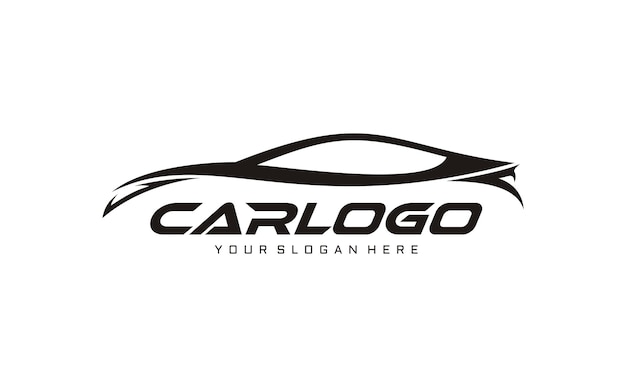 Design de logotipo de carro conceito simples e moderno vetor eps 10