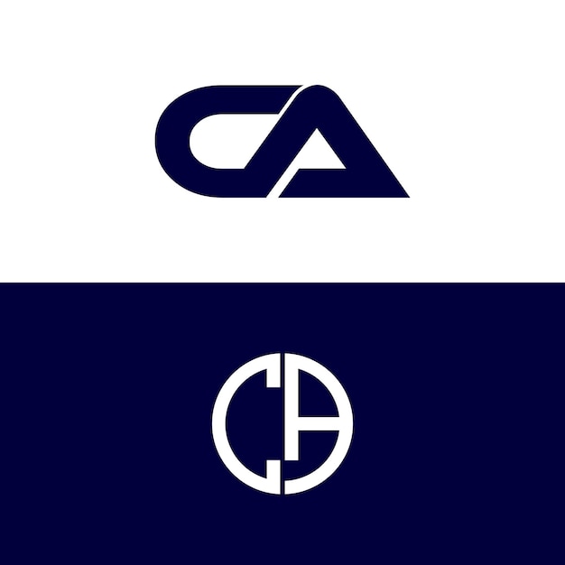 Design de logotipo de carta moderno