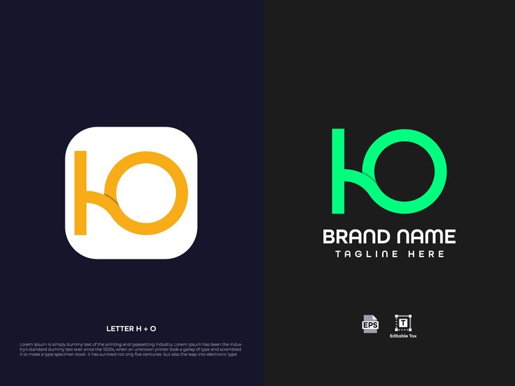 Vetor design de logotipo de carta