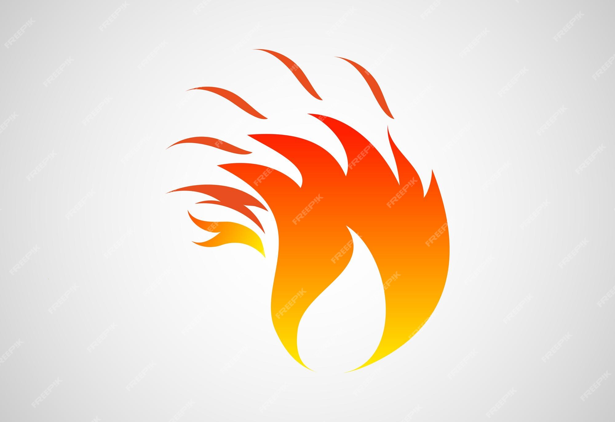 símbolo do logotipo do elemento fogo 4892404 Vetor no Vecteezy