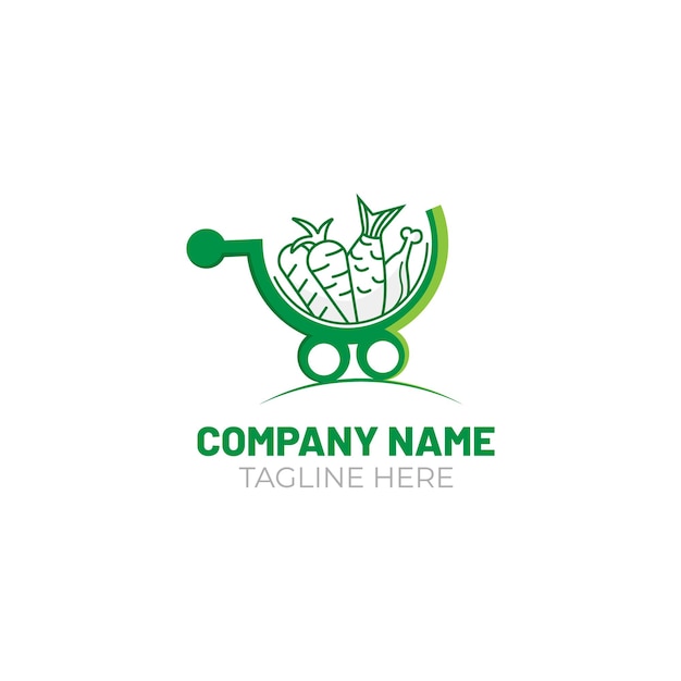 Vetor design de logotipo de comércio eletrônico idéia e conceito de logotipo de loja on-line de vetores logotipo de vetor para venda de comércio eletrônico