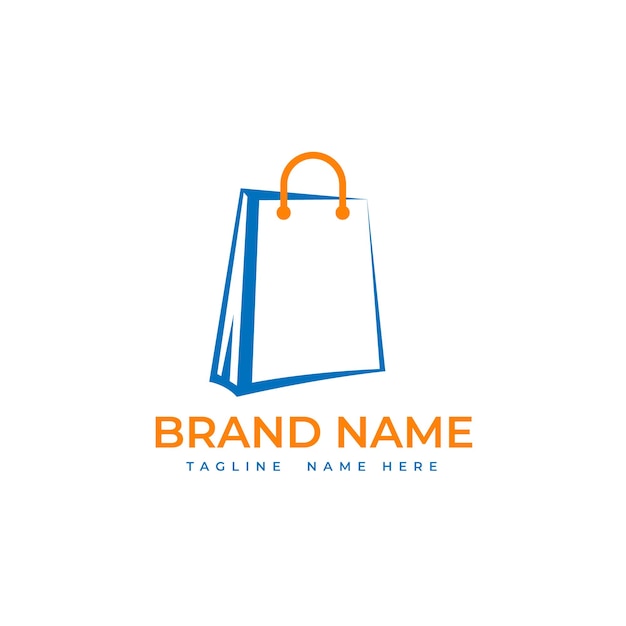 Design de logotipo de compras