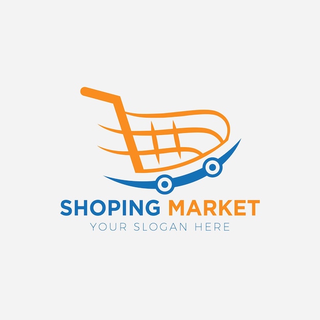 Design de logotipo de compras