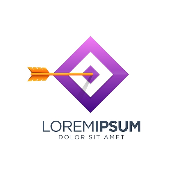 Design de logotipo de destino