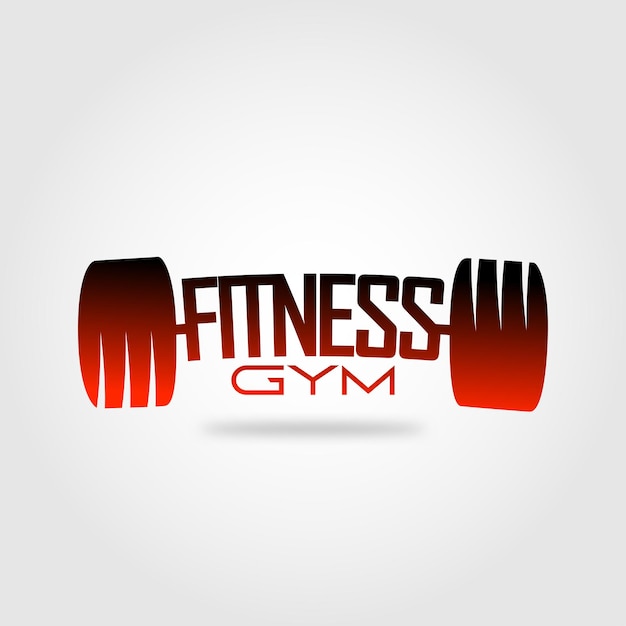 Design de logotipo de fitness para ginásio, desporto e centro de fitness