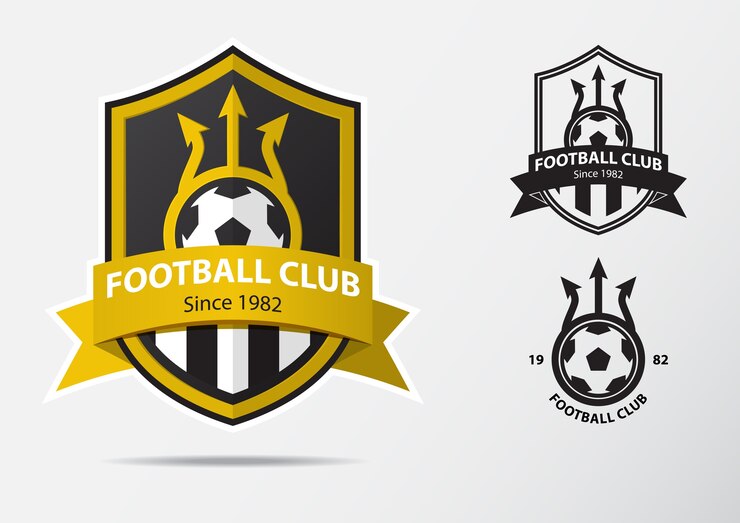 Design de logotipo de futebol ou futebol