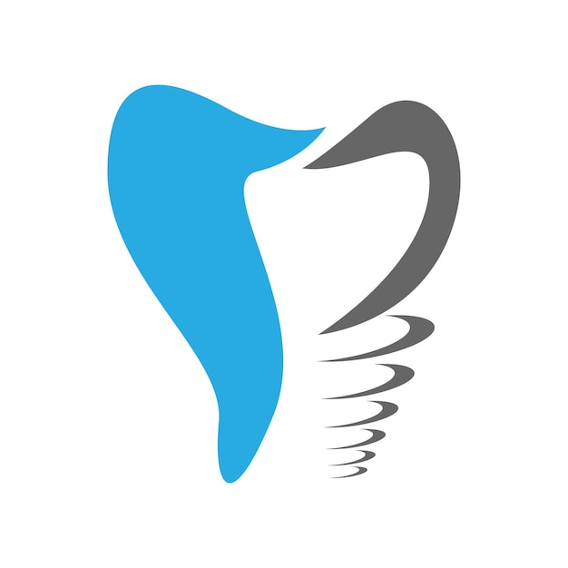 Design de logotipo de ícone odontológico