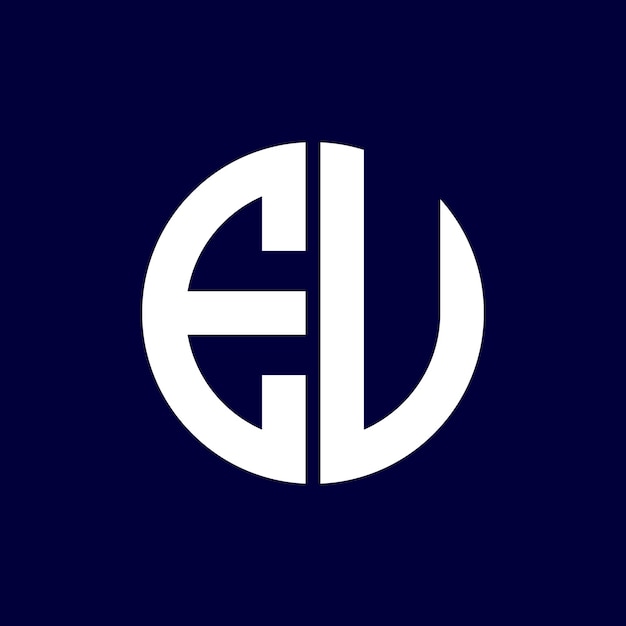design de logotipo de letra de círculo moderno