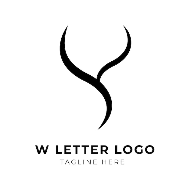 Design de logotipo de letra do alfabeto