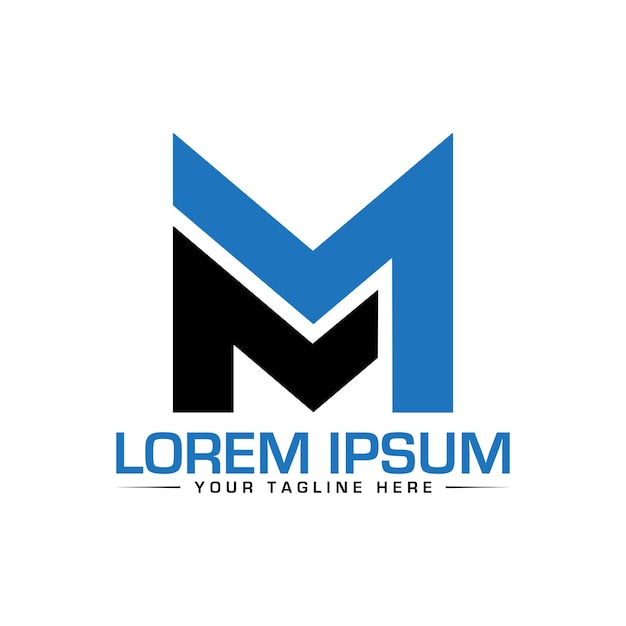 Design de logotipo de letra M Design de logotipo de letra M único e profissional