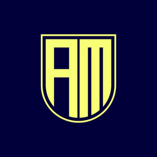 design de logotipo de letra moderna