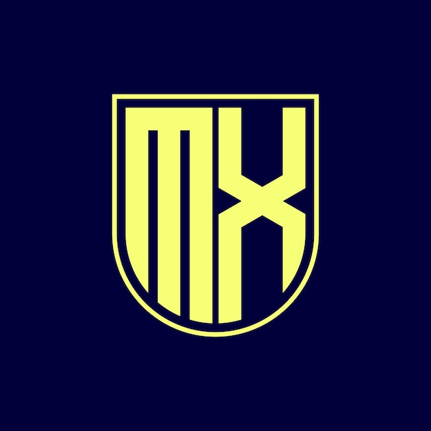 Vetor design de logotipo de letra moderna